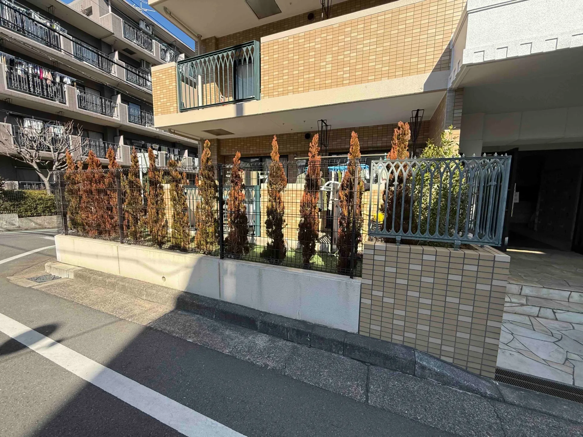 神奈川県横浜市緑区 マンション 新築から25年経過した植栽の植え替え工事